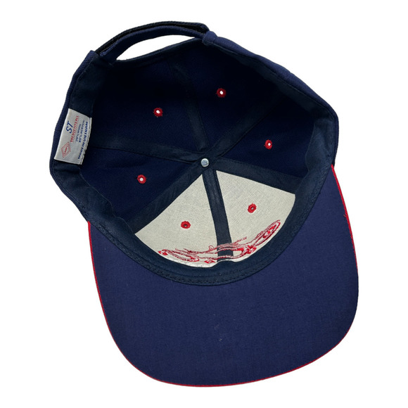 Orange County Choppers Hat Adult Size Blue, Red Adjustable Hat Cap, New, Flames - Picture 9 of 11